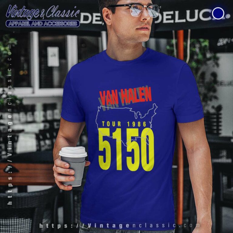 Van Halen 5150 Tour T Shirt Van Halen 5150 Tour T Shirt
