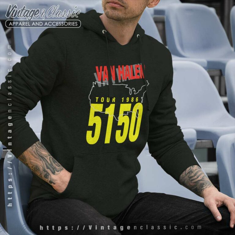 Van Halen 5150 Tour Van Halen 5150 Tour Hoodie Van Halen 5150 Tour Van Halen 5150 Tour Hoodie