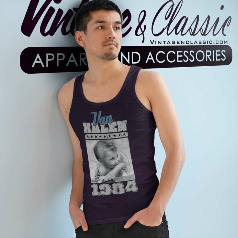 Van Halen Baby Angel 1984 Tank Top Racerback Van Halen Baby Angel 1984 Tank Top Racerback