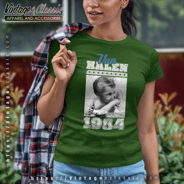 Van Halen Baby Angel 1984 Women TShirt Van Halen Baby Angel 1984 Women TShirt