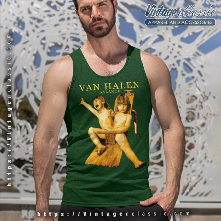 Van Halen Balance 1995 Tour Tank Top Racerback 1 Van Halen Balance 1995 Tour Tank Top Racerback 1