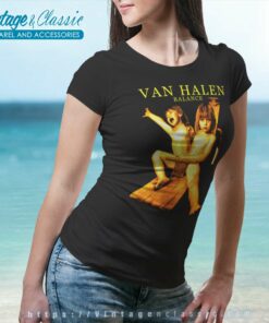 Van Halen Balance 1995 Tour Shirt 6 Van Halen Balance 1995 Tour Women TShirt 1