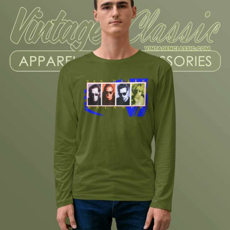 Van Halen Balance Rock Concert Long Sleeve Tee Van Halen Balance Rock Concert Long Sleeve Tee