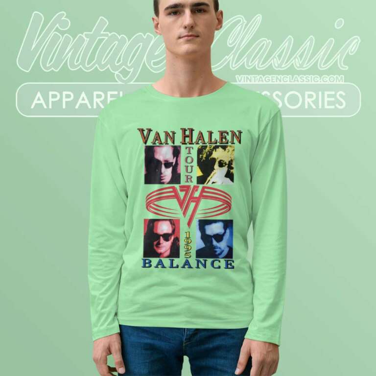 Van Halen Balance Tour 1995 Long Sleeve Tee Van Halen Balance Tour 1995 Long Sleeve Tee