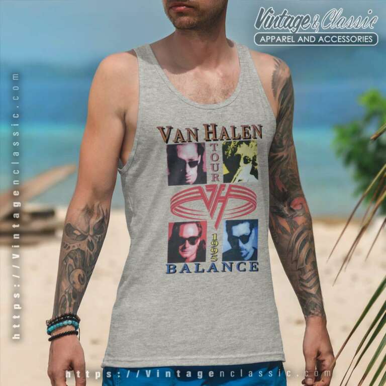 Van Halen Balance Tour 1995 Tank Top Racerback Van Halen Balance Tour 1995 Tank Top Racerback