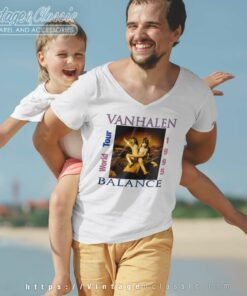 Van Halen Balance Tour 1995 Shirt 5 Van Halen Balance Tour 1995 V Neck TShirt