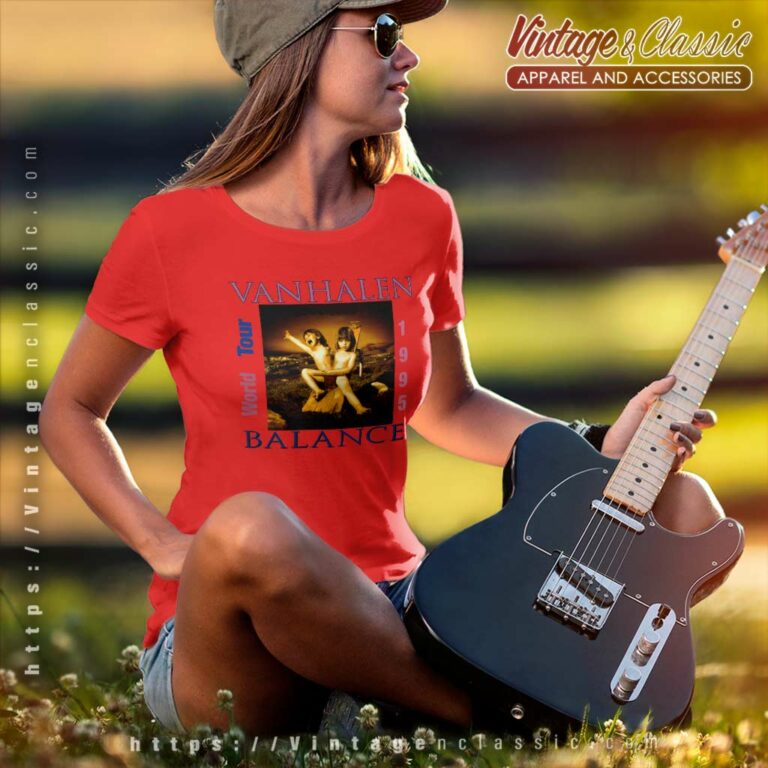 Van Halen Balance Tour 1995 Women TShirt Van Halen Balance Tour 1995 Women TShirt