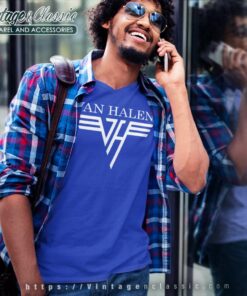 Van Halen Classic Logo Shirt 5 Van Halen Classic Logo V Neck TShirt