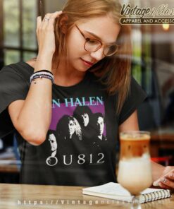 Van Halen Ou812 Tour Shirt 6 Van Halen Ou812 Tour Women TShirt