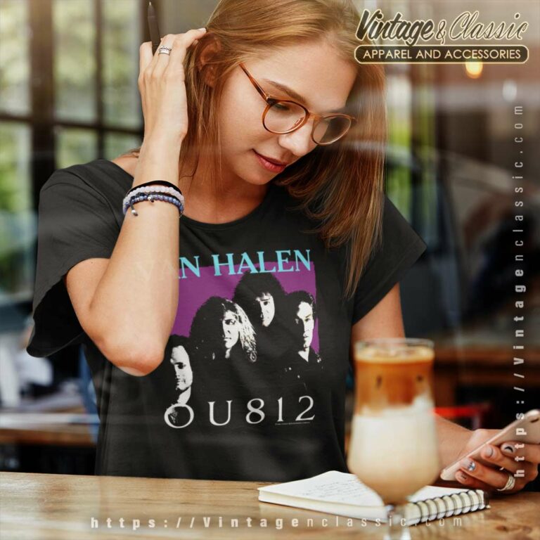 Van Halen Ou812 Tour Women TShirt Van Halen Ou812 Tour Women TShirt