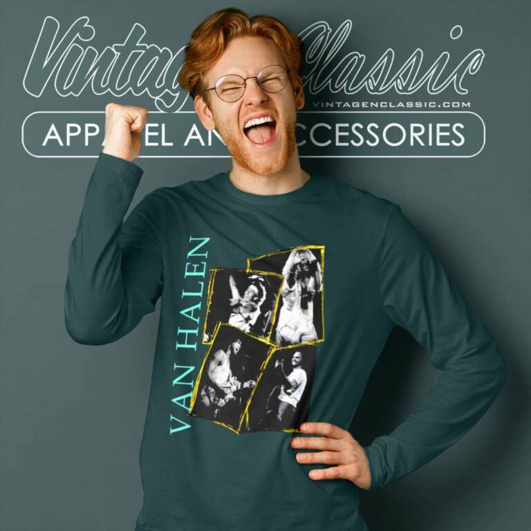 Van Halen Ou812 World Tour Long Sleeve Tee Van Halen Ou812 World Tour Long Sleeve Tee