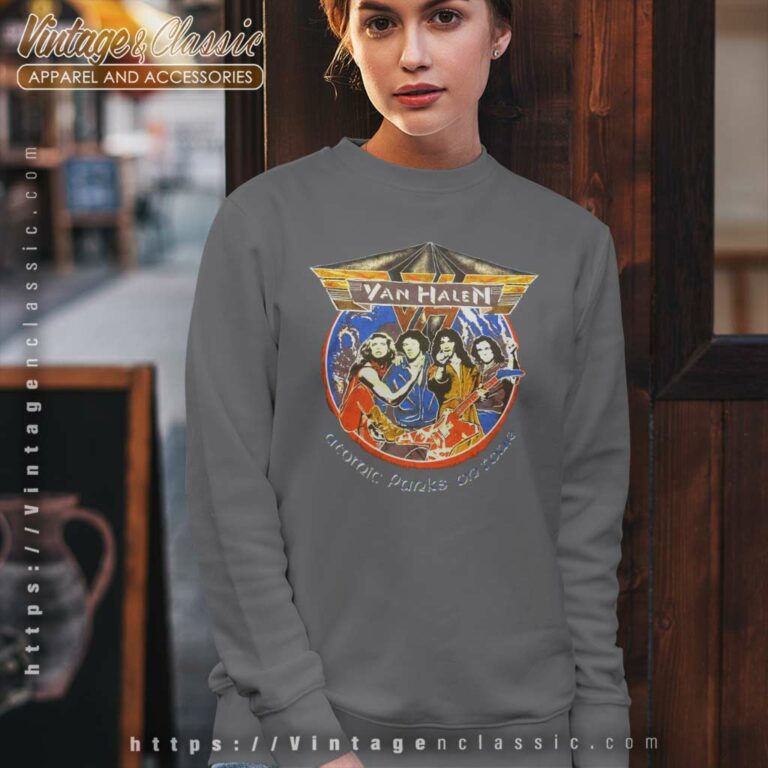 Van Halen Shirt Atomic Punks On Tour Sweatshirt Van Halen Shirt Atomic Punks On Tour Sweatshirt