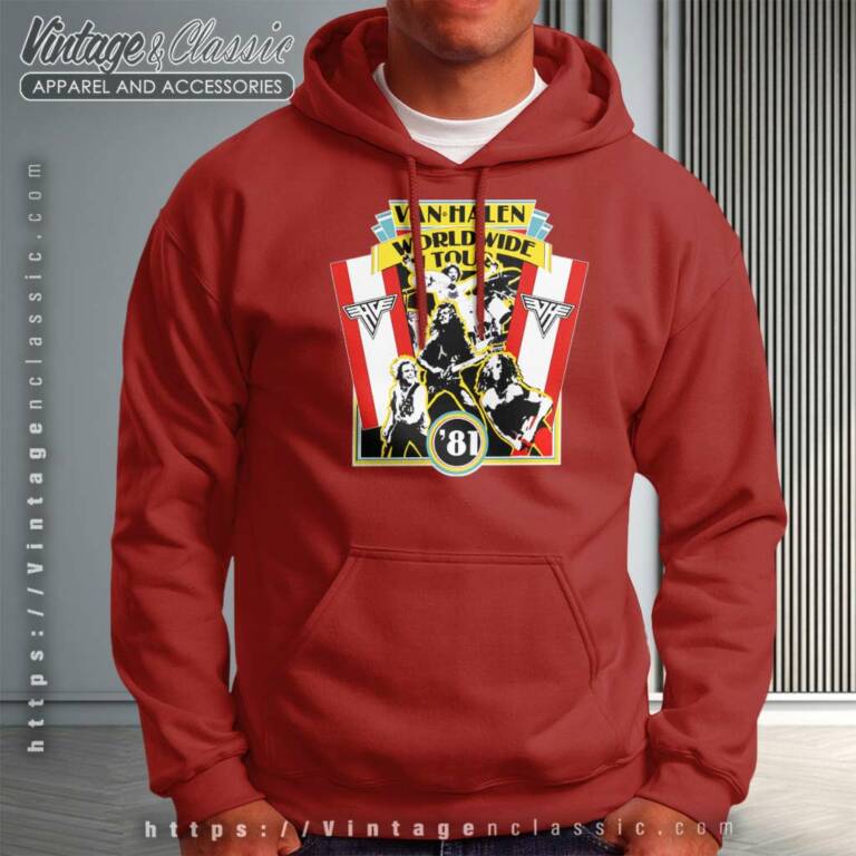 Van Halen Shirt Fair Warning Worldwide Tour Hoodie Van Halen Shirt Fair Warning Worldwide Tour Hoodie