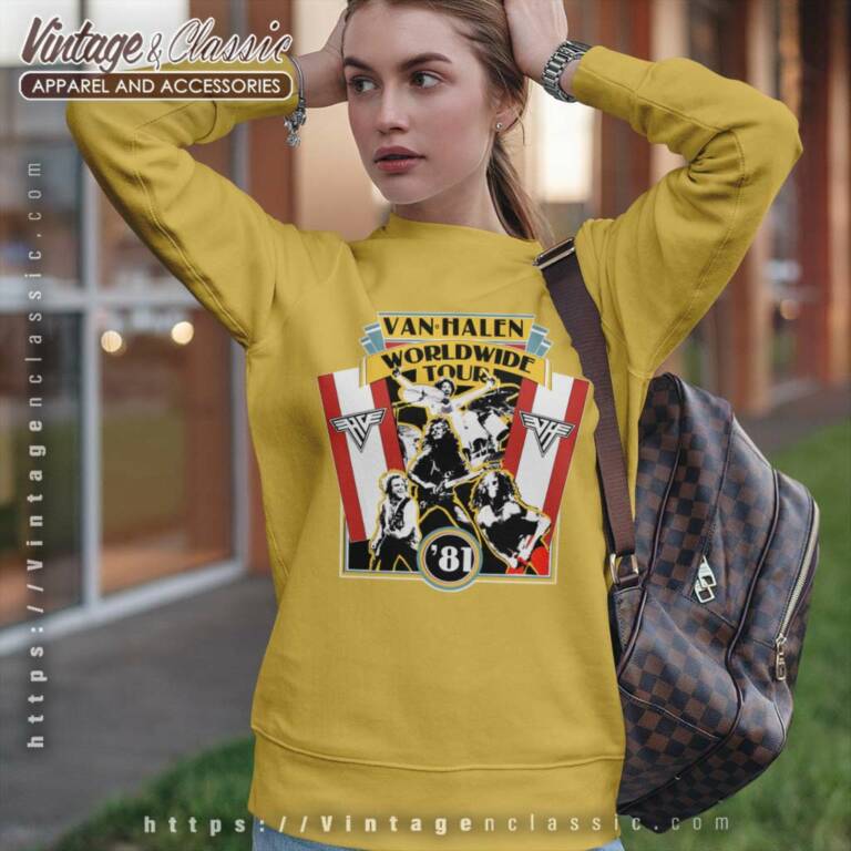 Van Halen Shirt Fair Warning Worldwide Tour Sweatshirt Van Halen Shirt Fair Warning Worldwide Tour Sweatshirt