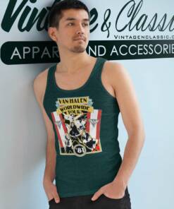 Van Halen Shirt Fair Warning Worldwide Tour 4 Van Halen Shirt Fair Warning Worldwide Tour Tank Top Racerback