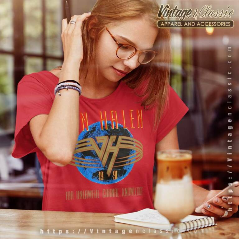 Van Halen Shirt For Unlawful Carnal Knowledge Women TShirt Van Halen Shirt For Unlawful Carnal Knowledge Women TShirt