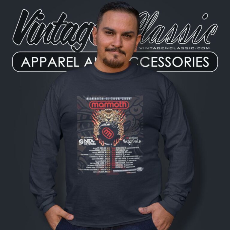 Van Halen Shirt Mammoth Ii Tour 2024 Long Sleeve Tee Van Halen Shirt Mammoth Ii Tour 2024 Long Sleeve Tee