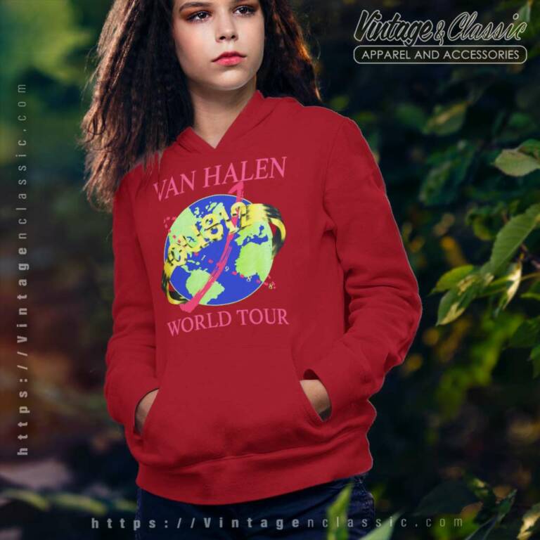 Van Halen Shirt Ou812 World Tour Hoodie Van Halen Shirt Ou812 World Tour Hoodie