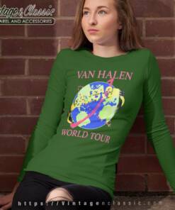 Van Halen Shirt Ou812 World Tour 5 Van Halen Shirt Ou812 World Tour Long Sleeve Tee