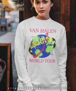 Van Halen Shirt Ou812 World Tour 4 Van Halen Shirt Ou812 World Tour Sweatshirt