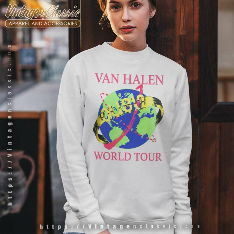 Van Halen Shirt Ou812 World Tour Sweatshirt Van Halen Shirt Ou812 World Tour Sweatshirt