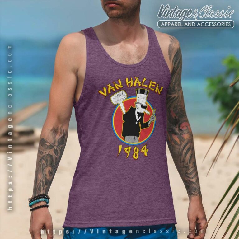 Van Halen Shirt Tour Of The World Tank Top Racerback Van Halen Shirt Tour Of The World Tank Top Racerback