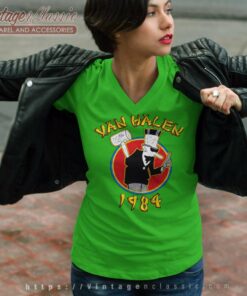 Van Halen Shirt Tour Of The World 5 Van Halen Shirt Tour Of The World V Neck TShirt