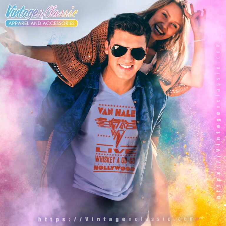 Van Halen Shirt Whiskey A Go Go V Neck TShirt Van Halen Shirt Whiskey A Go Go V Neck TShirt
