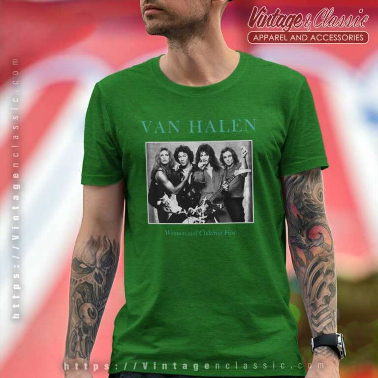 Van Halen Women And Children First T Shirt Van Halen Women And Children First T Shirt
