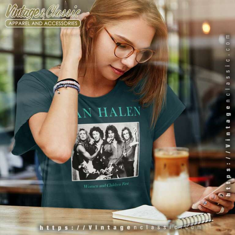 Van Halen Women And Children First Women TShirt Van Halen Women And Children First Women TShirt