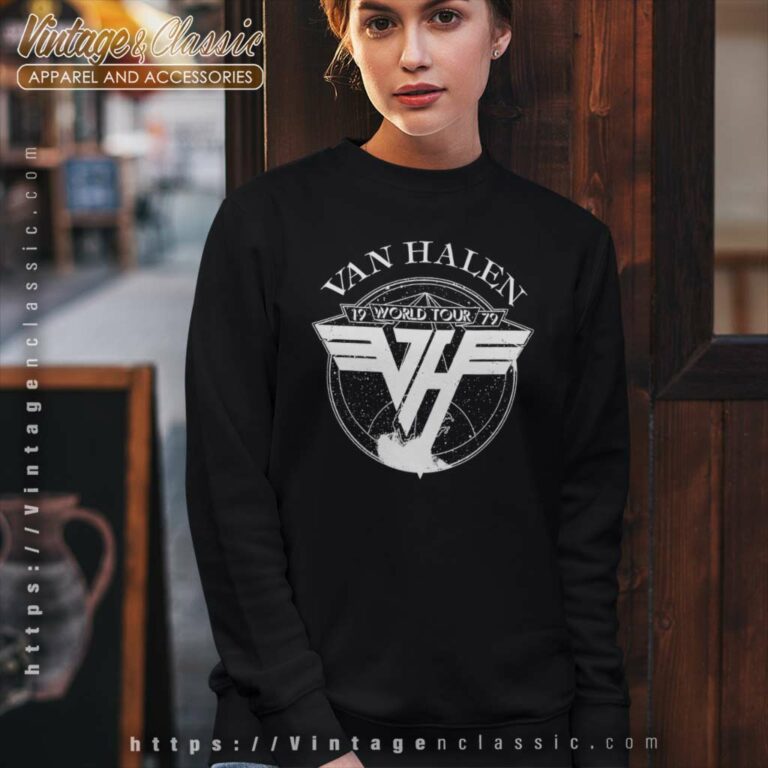 Van Halen World Tour 1979 Sweatshirt Van Halen World Tour 1979 Sweatshirt