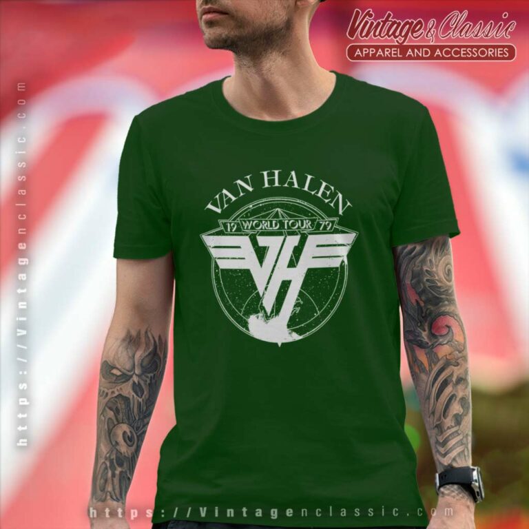 Van Halen World Tour 1979 T Shirt Van Halen World Tour 1979 T Shirt