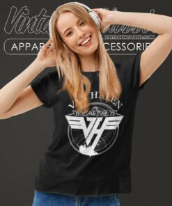 Van Halen World Tour 1979 Shirt 6 Van Halen World Tour 1979 Women TShirt