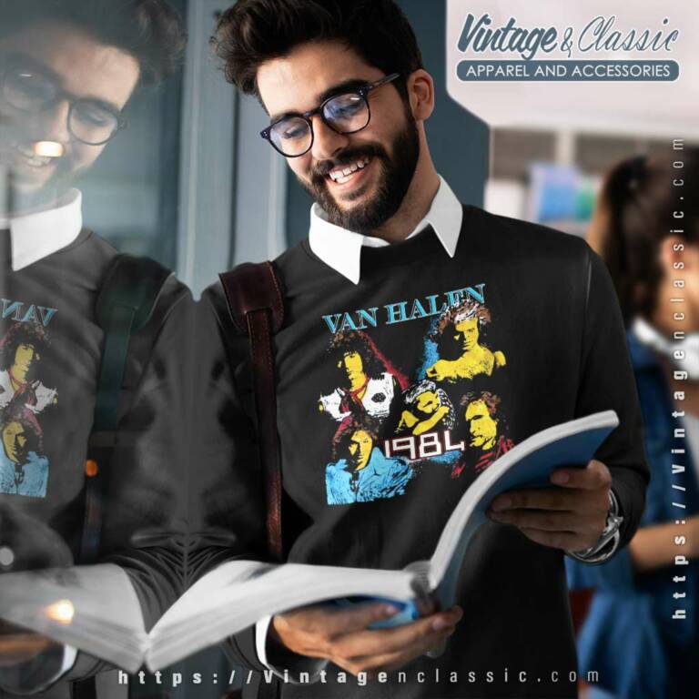 Van Halen World Tour 1984 Sweatshirt Van Halen World Tour 1984 Sweatshirt