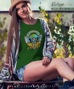 Van Halen World Tour 1984 Shirt 6 Van Halen World Tour 1984 Women TShirt