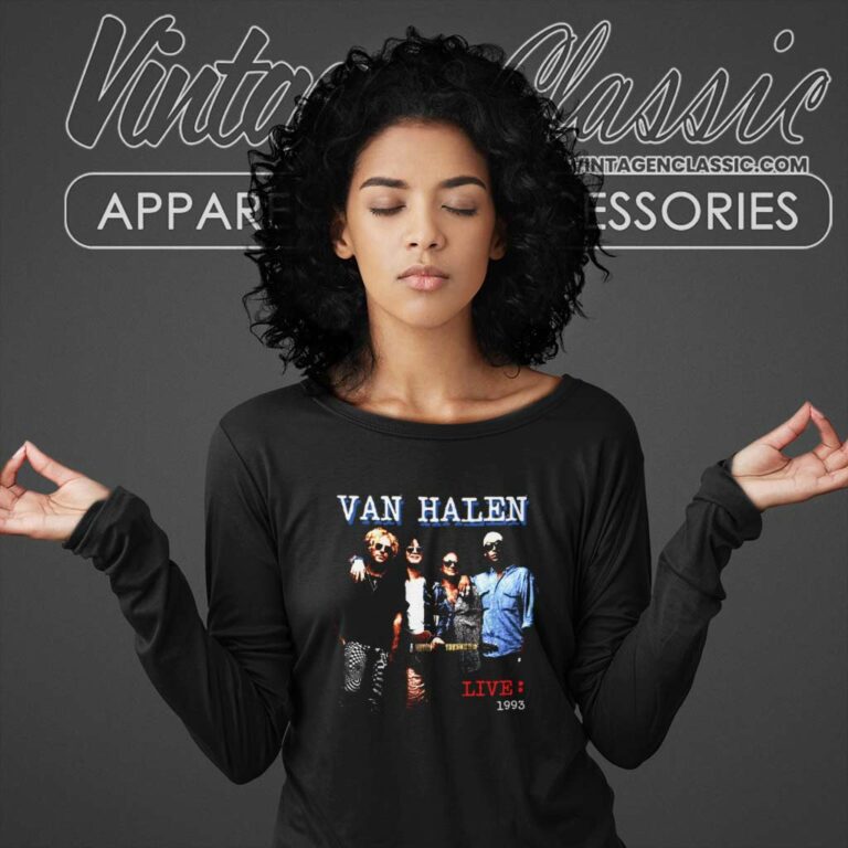 Van Halen World Tour 1993 Long Sleeve Tee Van Halen World Tour 1993 Long Sleeve Tee