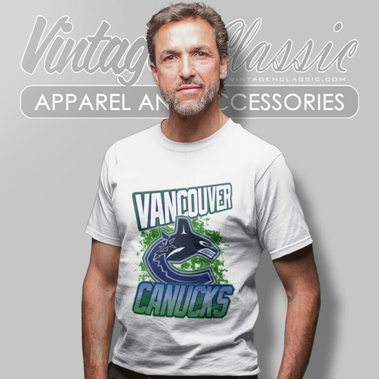 Vancouver Canucks 90 S Style Retro Nhl T Shirt Vancouver Canucks 90 S Style Retro Nhl T Shirt