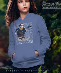 Vancouver Canucks Donald Duck Hockey Shirt