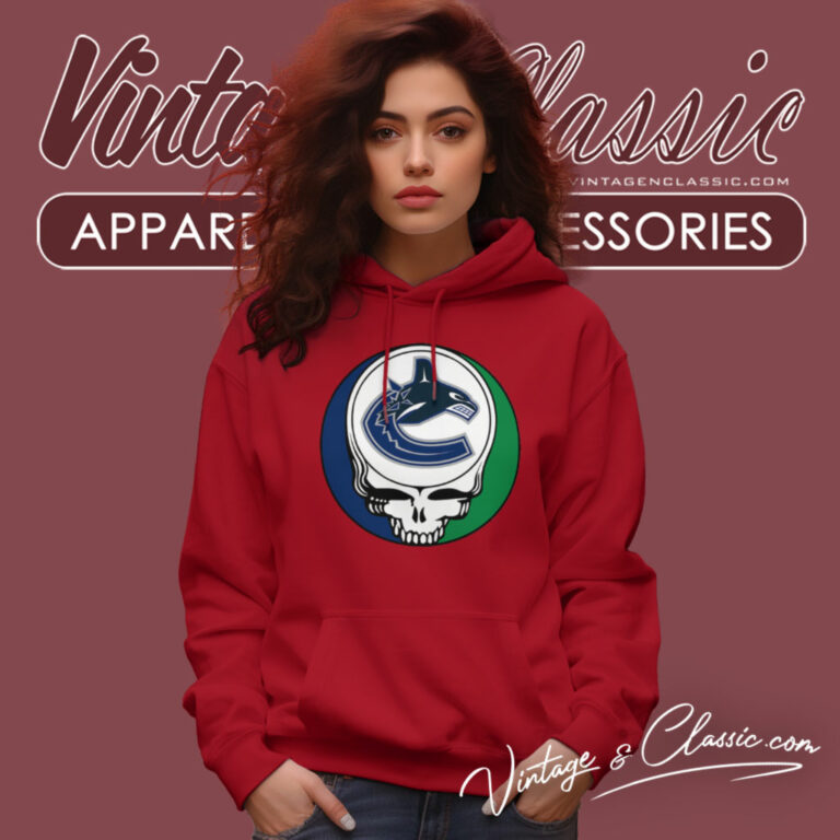 Vancouver Canucks Grateful Dead Steal Your Face Hoodie Vancouver Canucks Grateful Dead Steal Your Face Hoodie