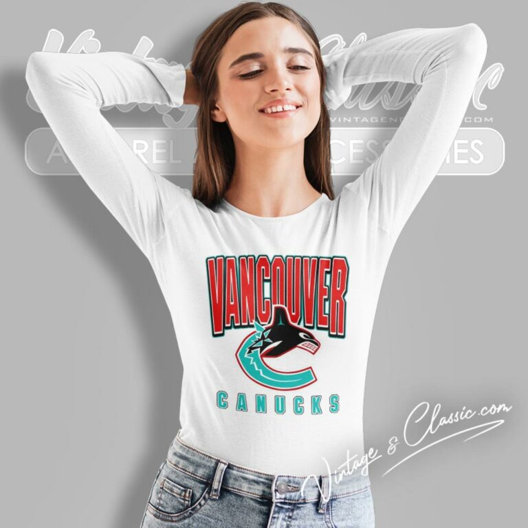 Vancouver Canucks Grizzlies Nhl Long Sleeve Tee Vancouver Canucks Grizzlies Nhl Long Sleeve Tee