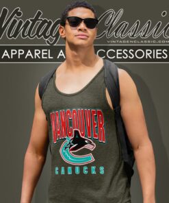 Vancouver Canucks Grizzlies Nhl Tank Top Racerback