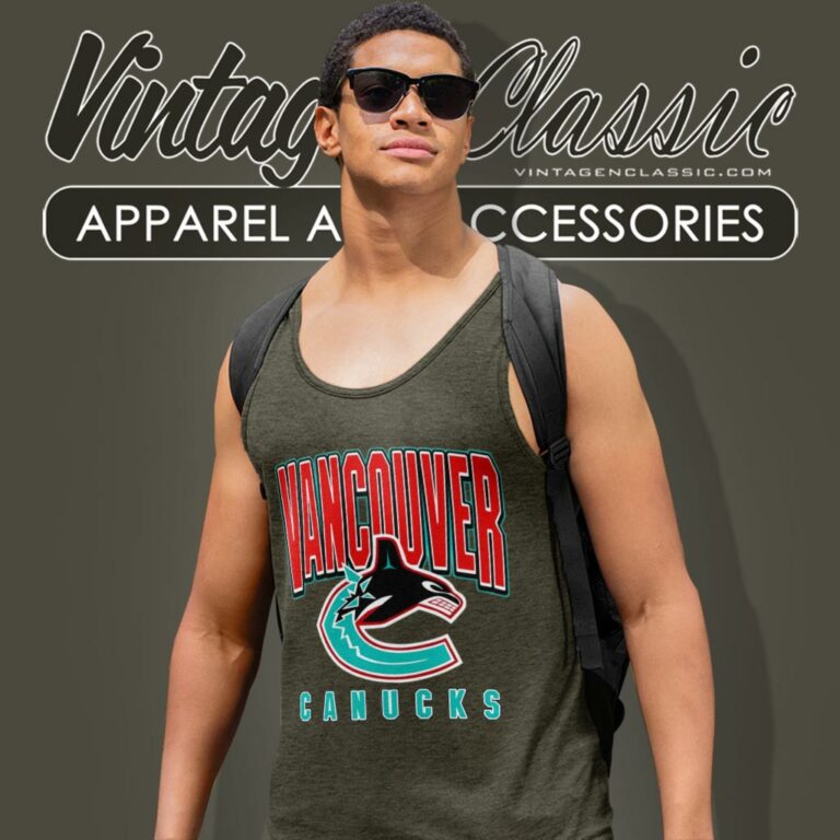 Vancouver Canucks Grizzlies Nhl Tank Top Racerback Vancouver Canucks Grizzlies Nhl Tank Top Racerback