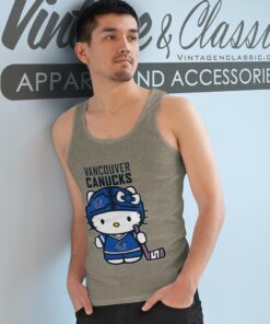 Vancouver Canucks Hello Kitty Shirt Tank Top Racerback