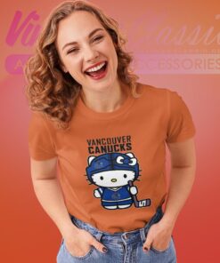 Vancouver Canucks Hello Kitty Shirt Women T shirt