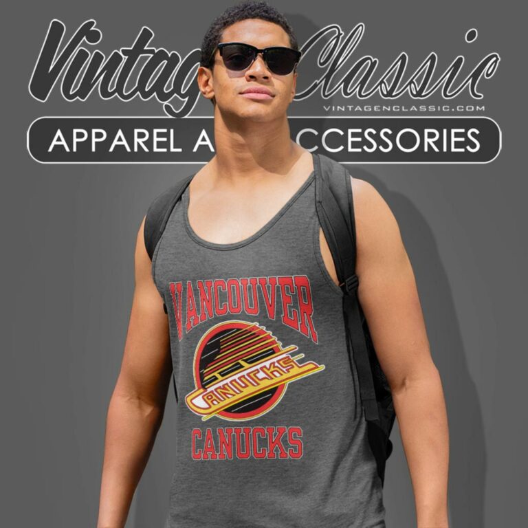 Vancouver Canucks Hockey Team Big Logo Tank Top Racerback Vancouver Canucks Hockey Team Big Logo Tank Top Racerback