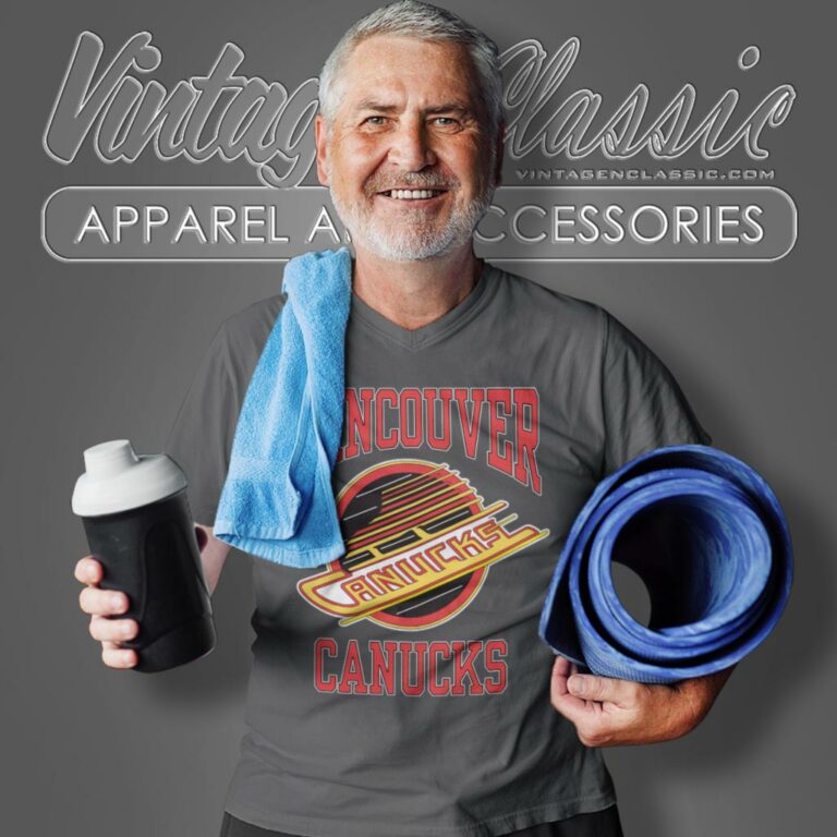 Vancouver Canucks Hockey Team Big Logo V Neck TShirt Vancouver Canucks Hockey Team Big Logo V Neck TShirt