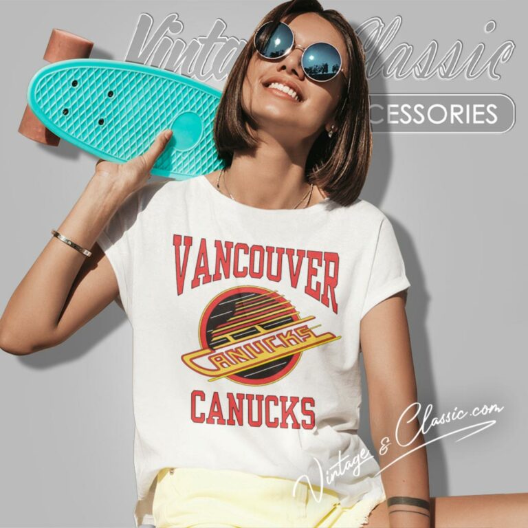 Vancouver Canucks Hockey Team Big Logo Women T Shirt Vancouver Canucks Hockey Team Big Logo Women T Shirt
