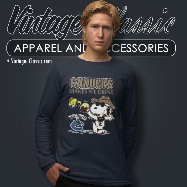 Vancouver Canucks Make Me Drinks Long Sleeve Tee Vancouver Canucks Make Me Drinks Long Sleeve Tee