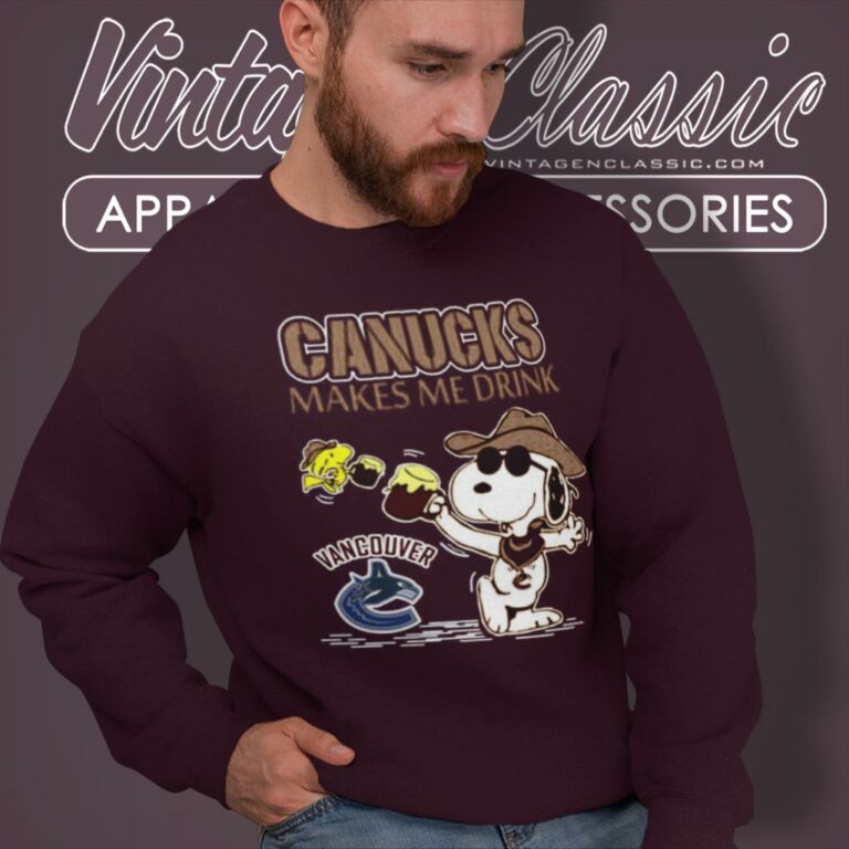 Vancouver Canucks Make Me Drinks Sweatshirt Vancouver Canucks Make Me Drinks Sweatshirt