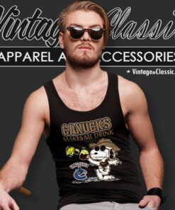 Vancouver Canucks Make Me Drinks Tank Top Racerback